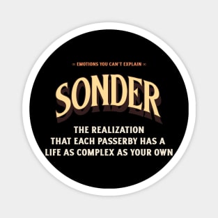 Emotions You Can't Explain Sonder Magnet